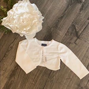🕊NWT The Children’s Place White Bolero Cardigan